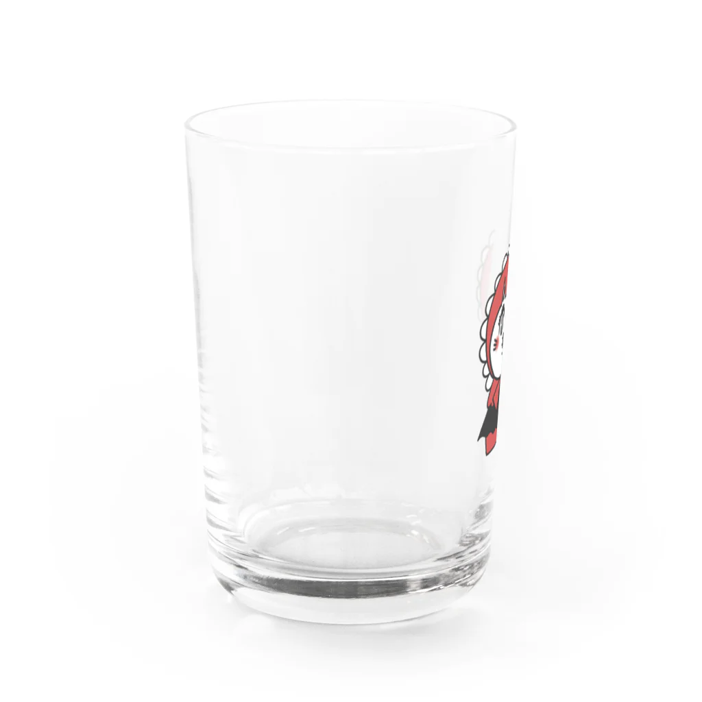 ねこのあかずきんちゃん Water Glass :left