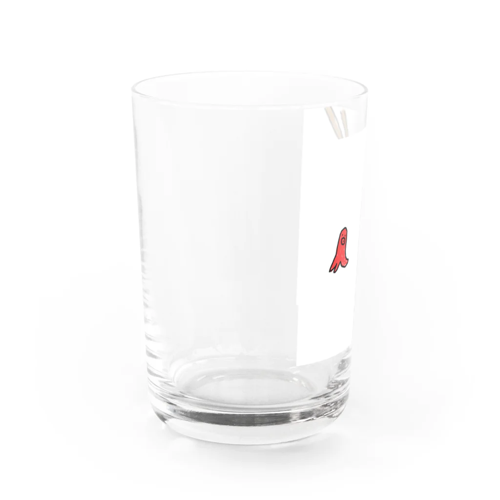 rkkのたこさんウインナー Water Glass :left