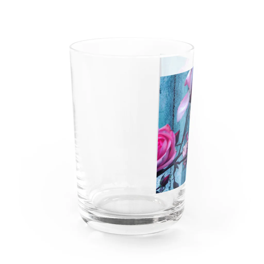 8216vividの薔薇 Water Glass :left