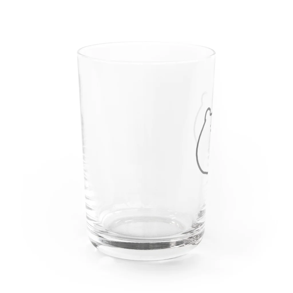 やまだのKUMA Water Glass :left