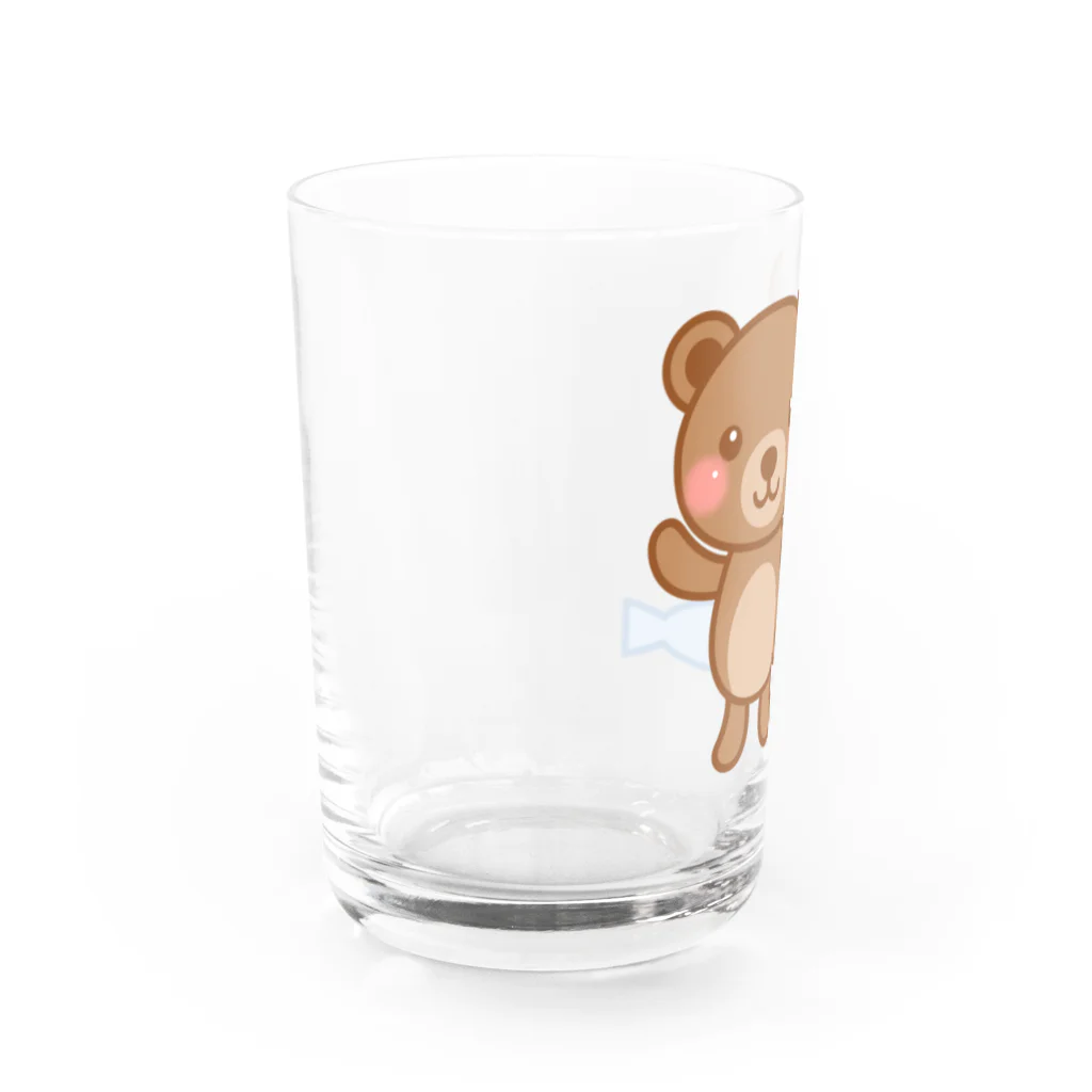 ゆっくまー(YouTube AokiCH)グッズ販売のゆっくまーグッズ Water Glass :left