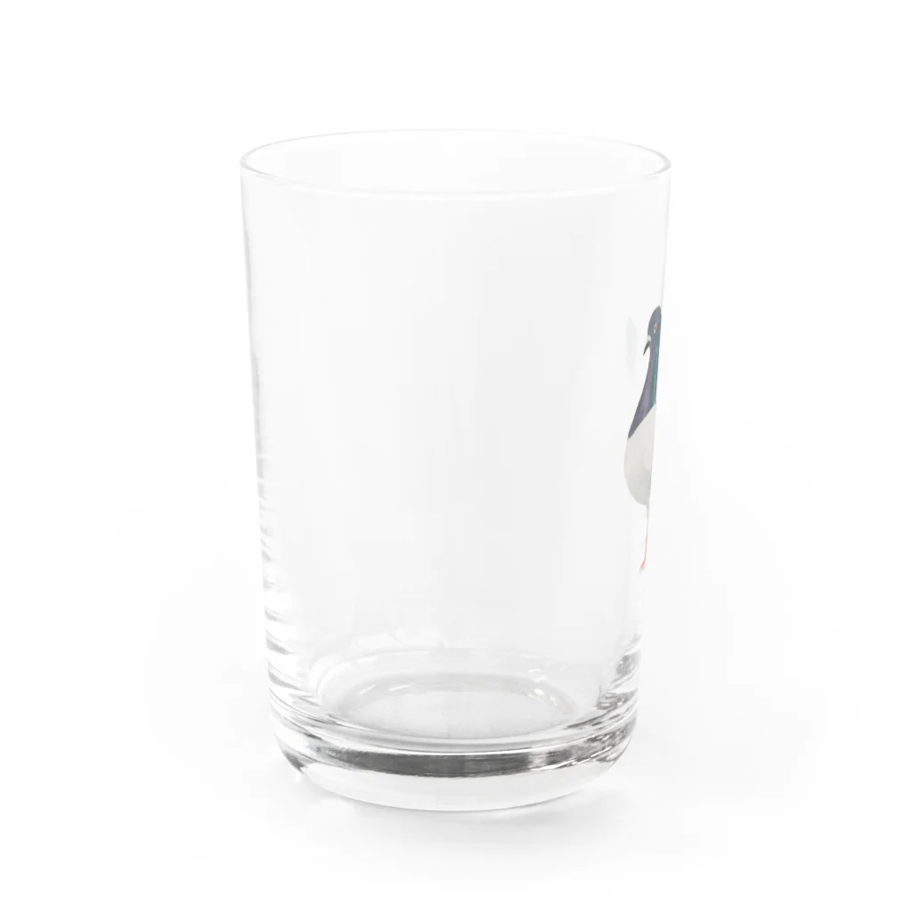 nebulianの鳩のグッズ Water Glass :left