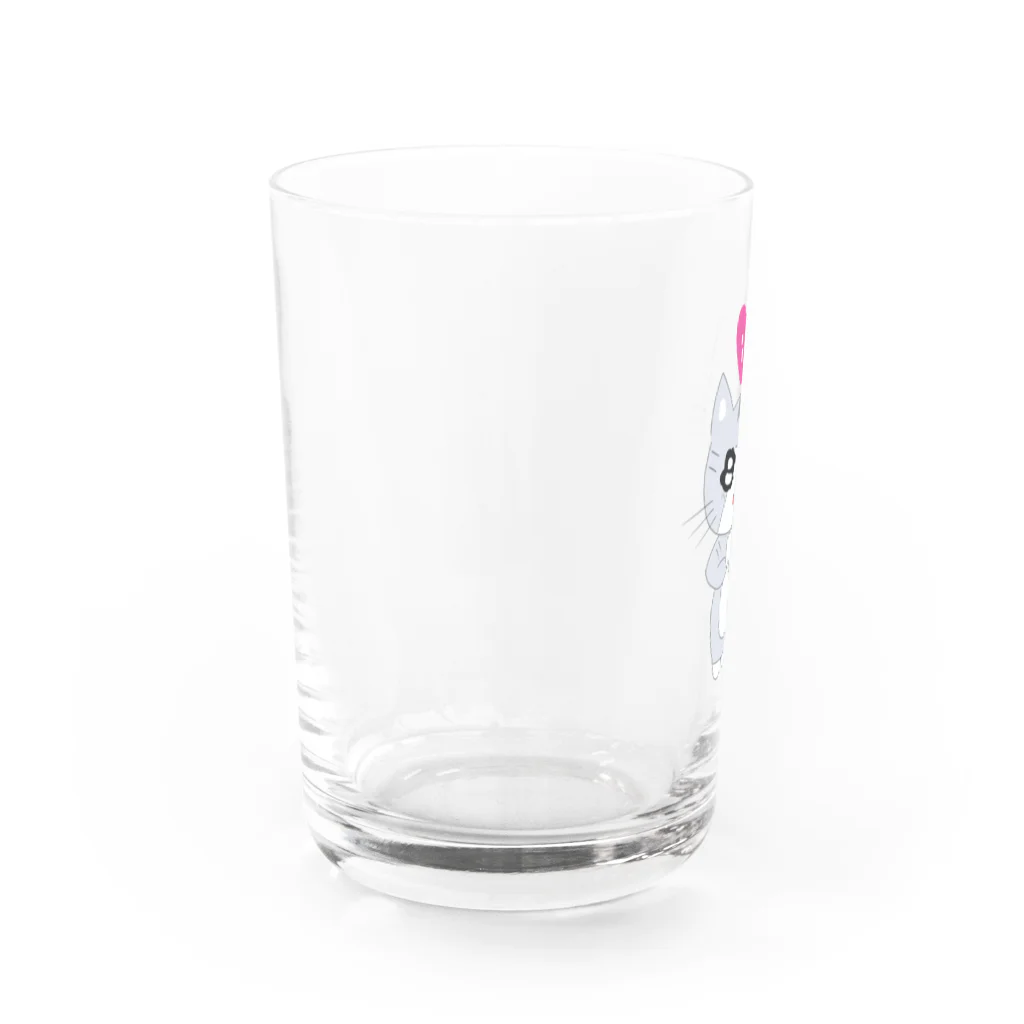 ねこねこねこ！のおねだりまるちゃん Water Glass :left