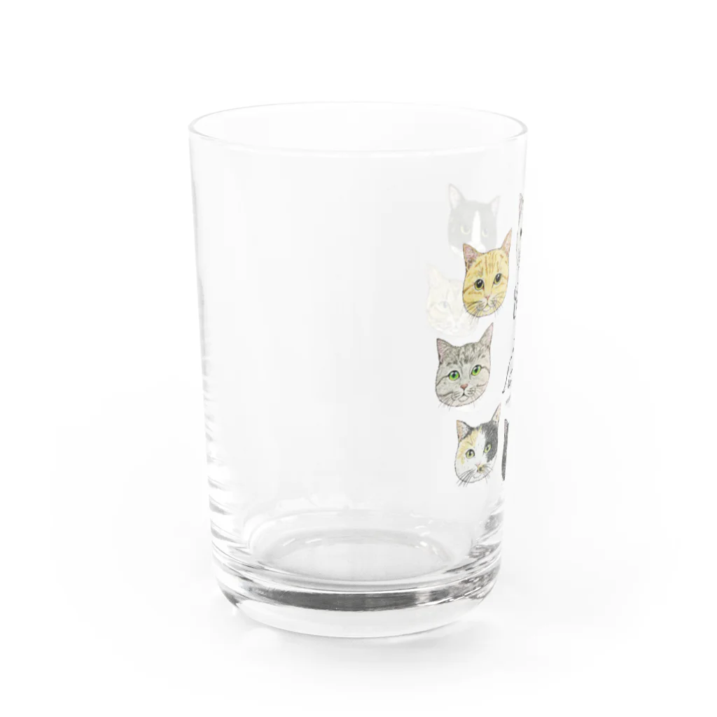 nemunoki paper itemの未来で出逢う猫 Water Glass :left