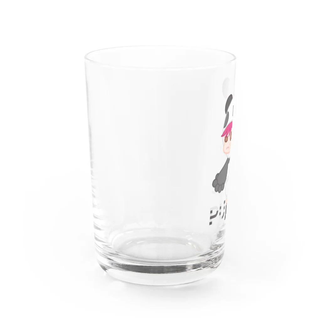 ウサネコのぷり☆パンダちゃん Water Glass :left