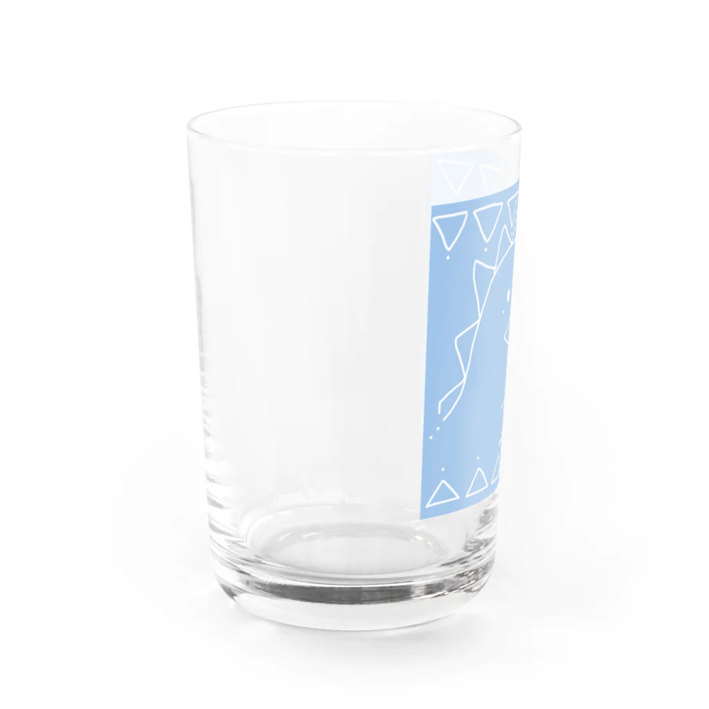 たやまあすか@シンガーソングライターのKAIJUU（ブルー） Water Glass :left