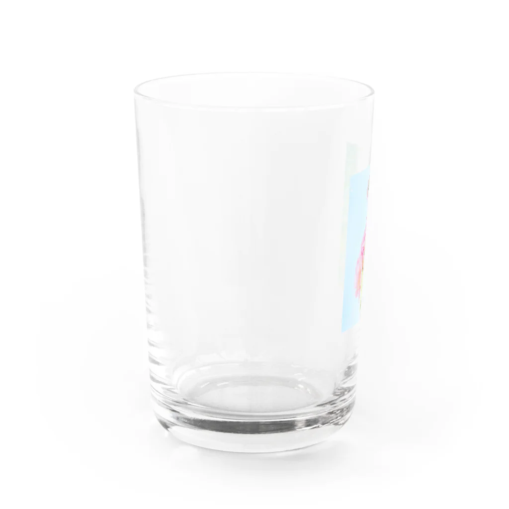 さんぽ / sampoのばらの香り（タテ） Water Glass :left