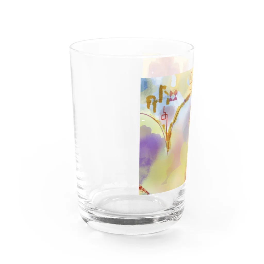 St.SKのFlowers heart Water Glass :left