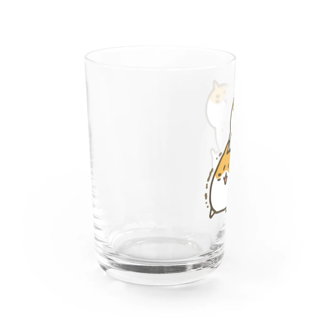LINEスタンプ販売中ぱんのむにむにハムスター（カラー） Water Glass :left
