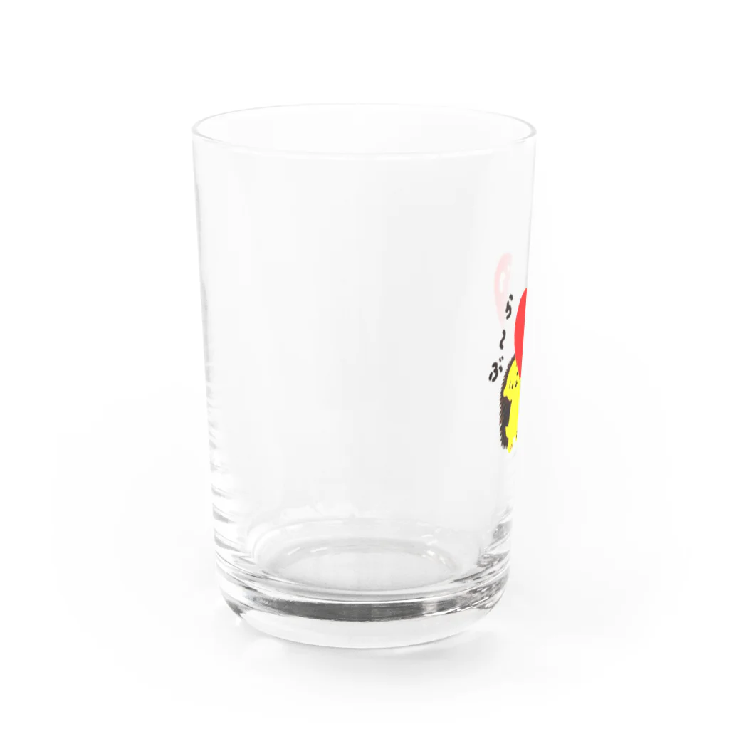 takokityのはりねずみ　ら〜ぶ Water Glass :left