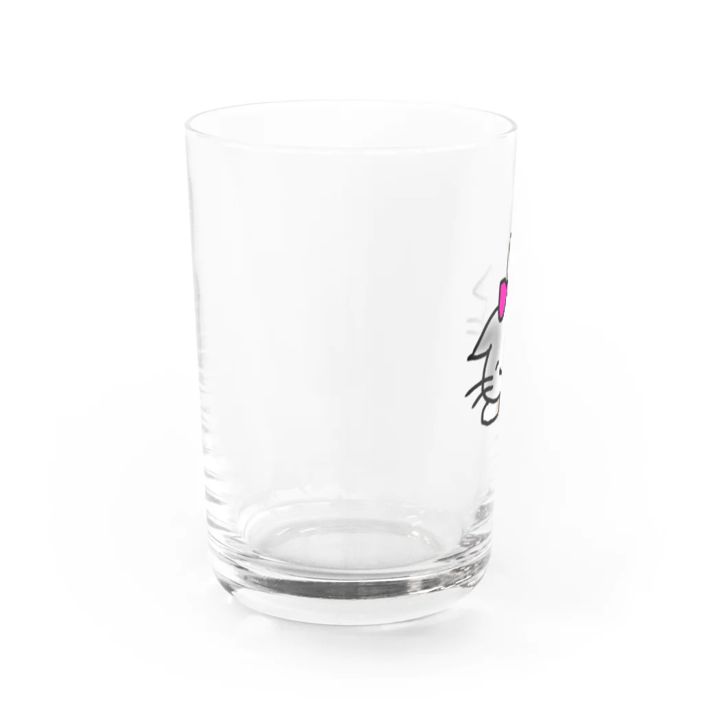 おもち屋さんのまだかなねこ Water Glass :left