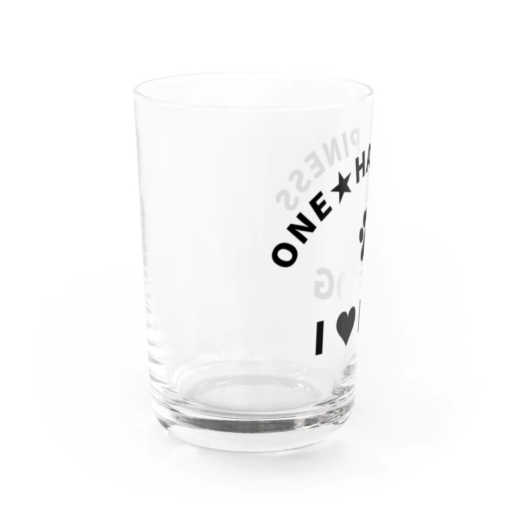 onehappinessのI LOVE DOG　ONEHAPPINESS Water Glass :left