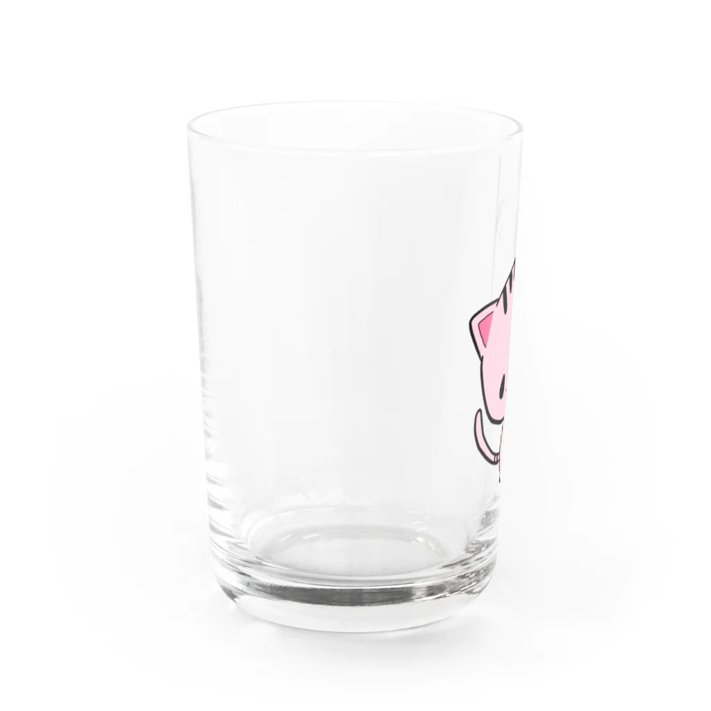 ミドリ ハナ@maro_coのここにいるニャン Water Glass :left