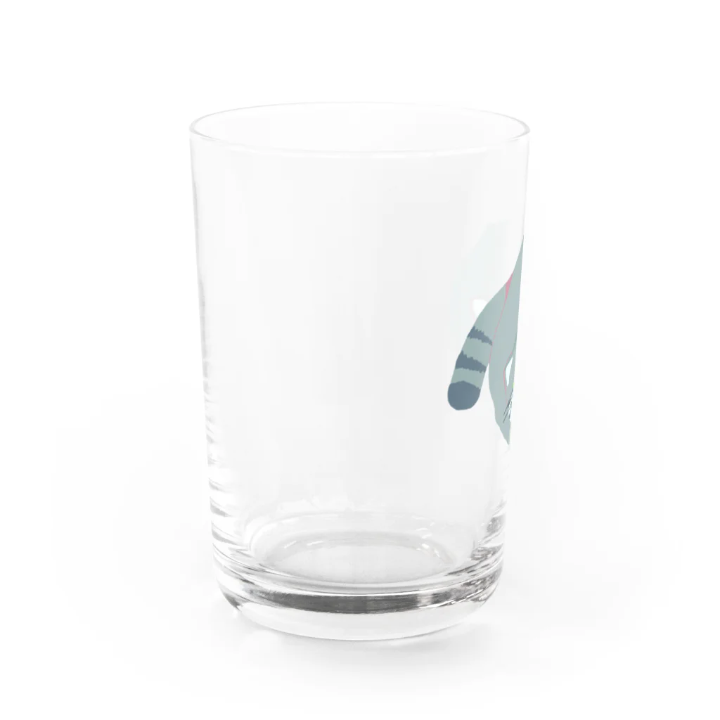 ちゃこぺん（SUZURI店）のマヌルネコさん Water Glass :left