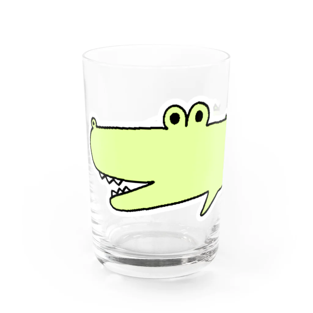 ぺちぺち工房 Pechi Pechi Atelierのわに Water Glass :left