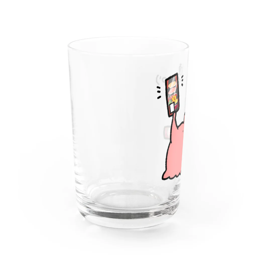 まいにちめんだこのお店の半額おすしまつり Water Glass :left