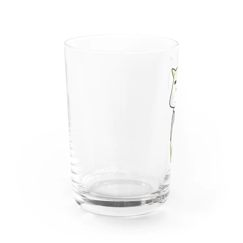 ぺちぺち工房 Pechi Pechi Atelierのちべっとすなぎつね Water Glass :left