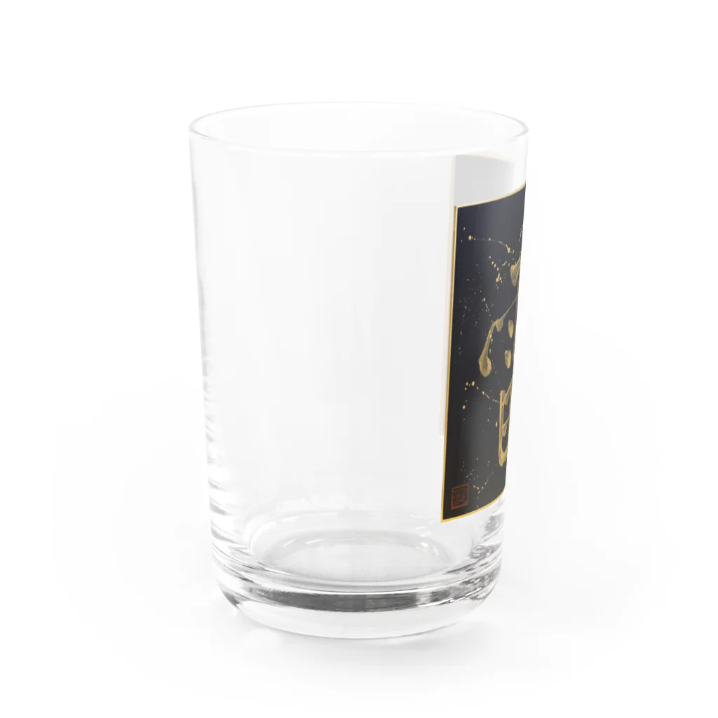 KANJI SHOPの雷 kaminari thunder Water Glass :left