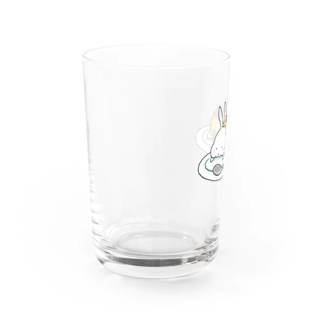 KEROSISのうさメルティ（オムライス） Water Glass :left