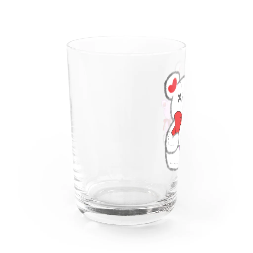 CEのSAKEくま Teddy Water Glass :left