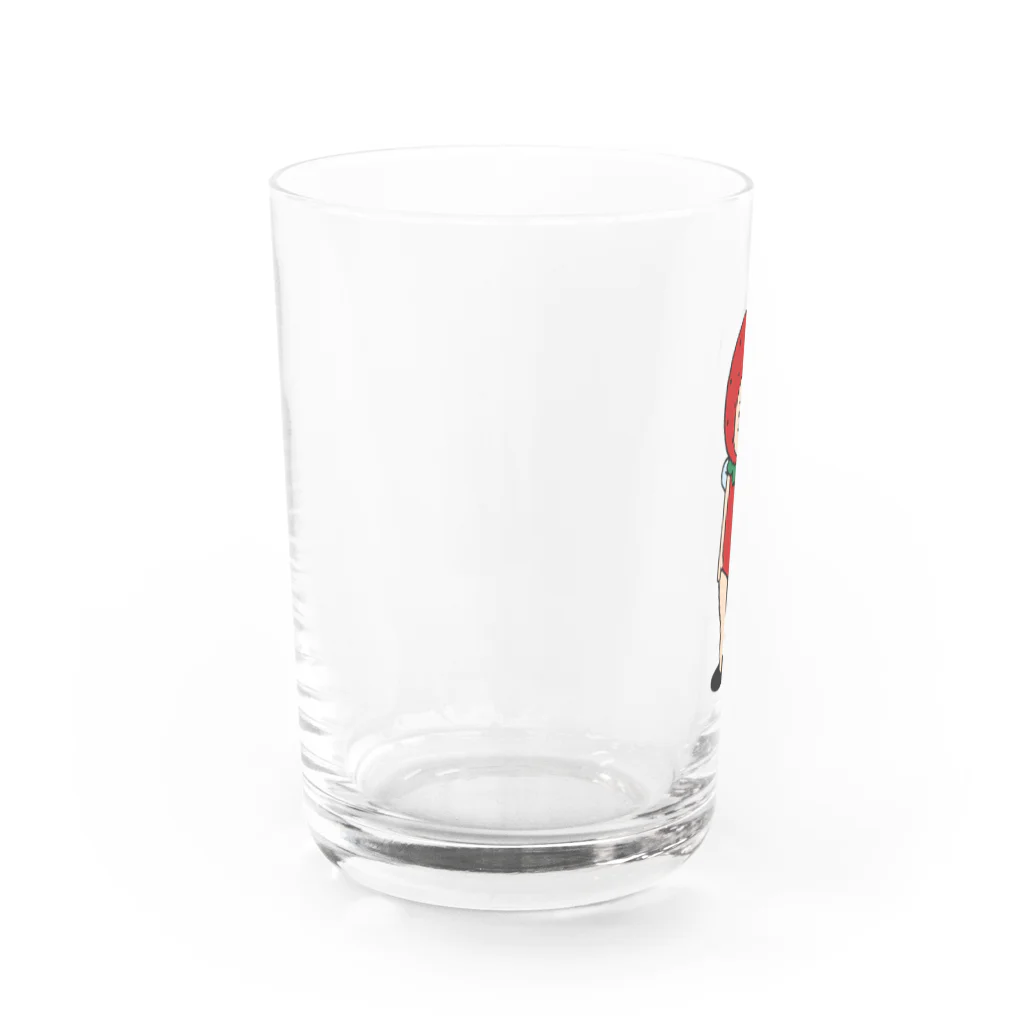 【Yuwiiの店】ゆぅぅぃーのいちごの妖精さん　ひとり Water Glass :left