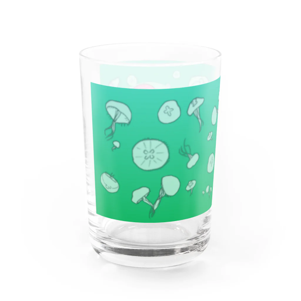 フトンナメクジのJELLYFISH - クラゲトナメクジ  Water Glass :left