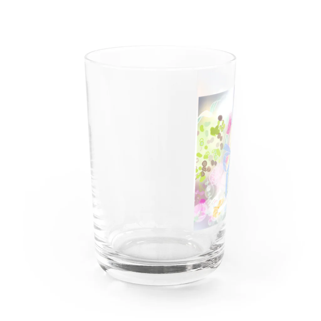 Bajeのプレゼントとフェレット フラワー💐 Water Glass :left