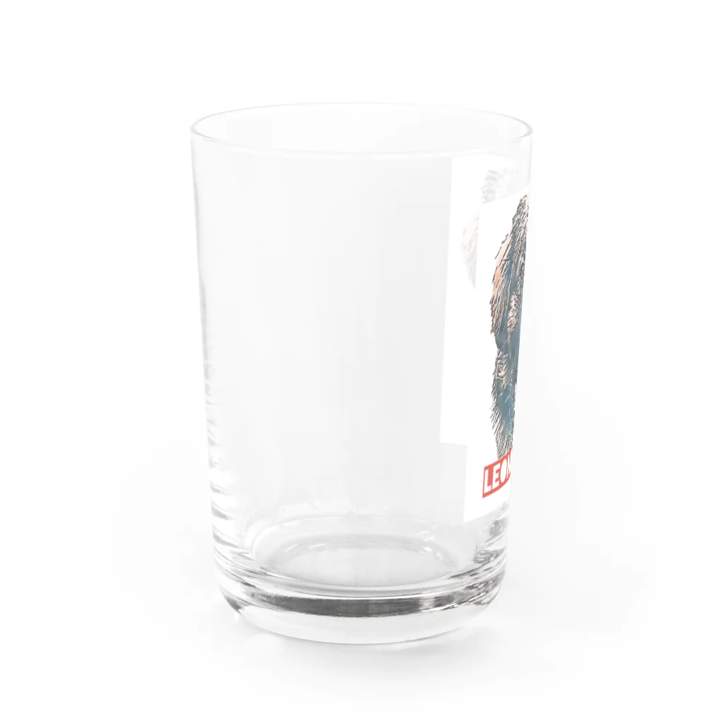 HONEY-QのBig smile レオンベルガー  Water Glass :left