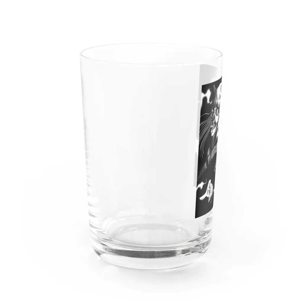 あかいろちゃんねるの鬼女と蝋燭 Water Glass :left