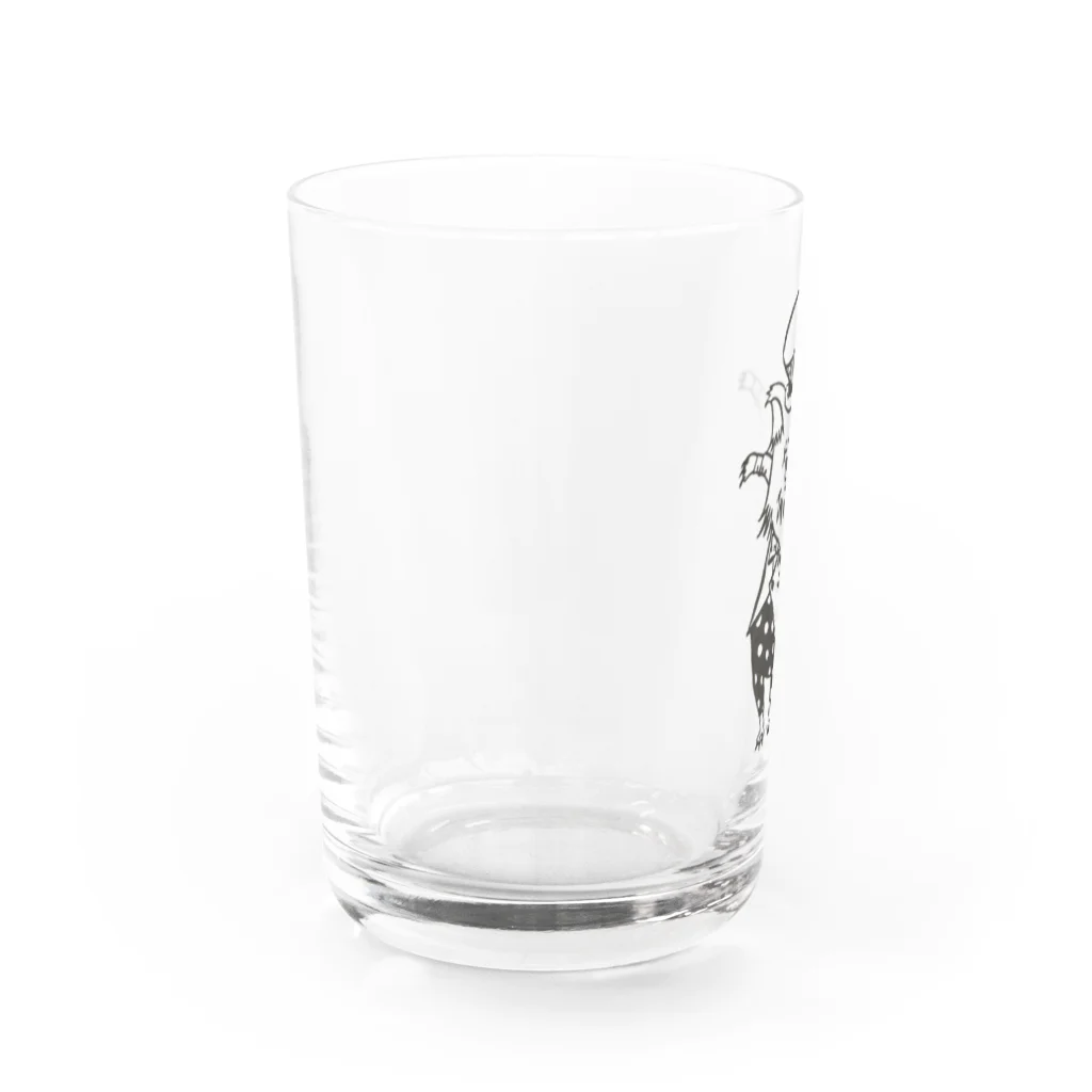 tottoのおじさまネコ(マジシャン) Water Glass :left