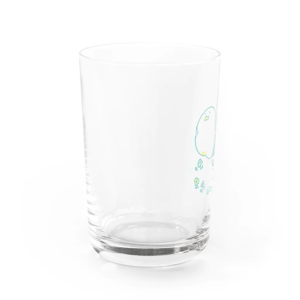 UWABA-MEのメッセージ Water Glass :left