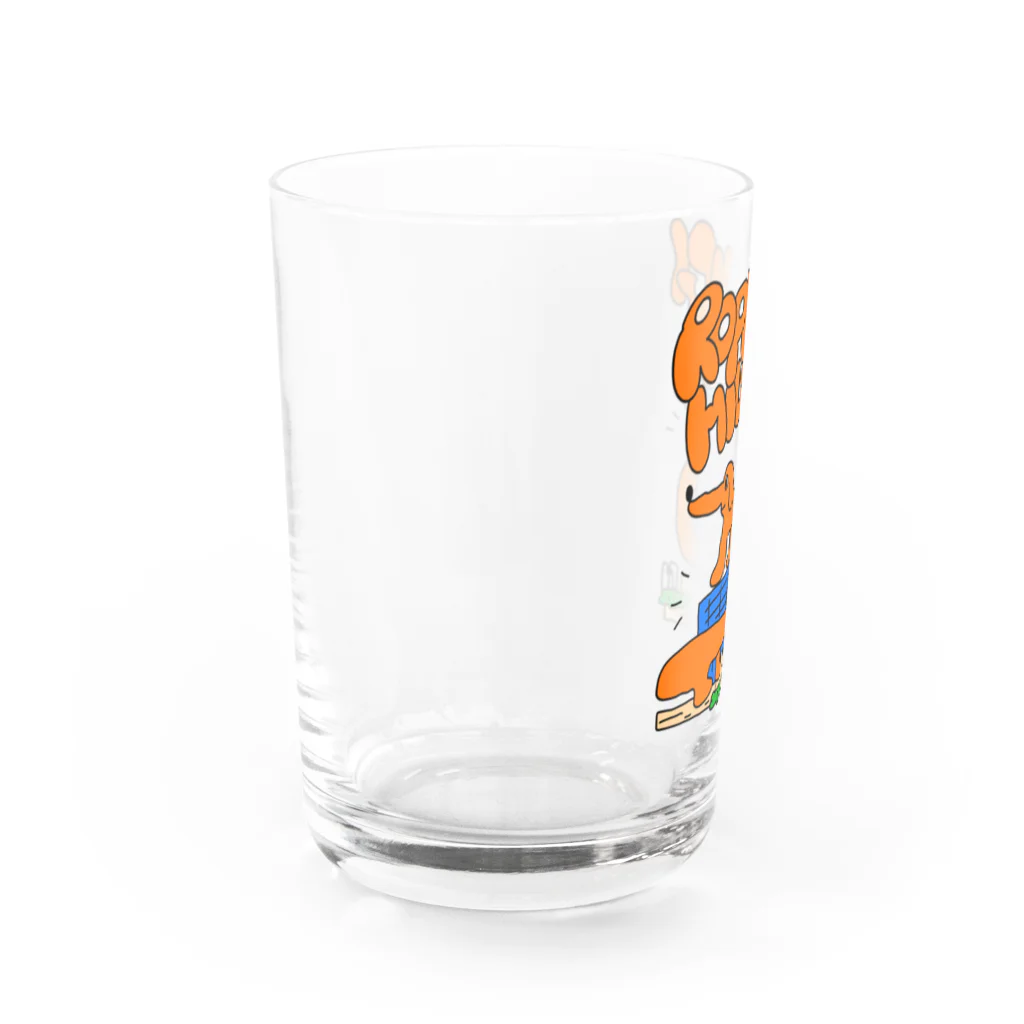 NIPPASHI SHOP™の六本木ヒルズに巻きつく犬 Water Glass :left