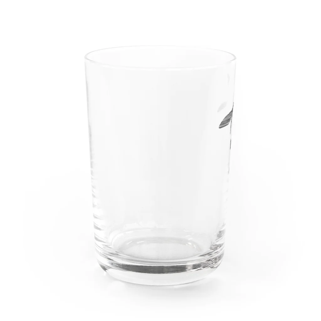 sarada-netの星飛びペンギン Water Glass :left