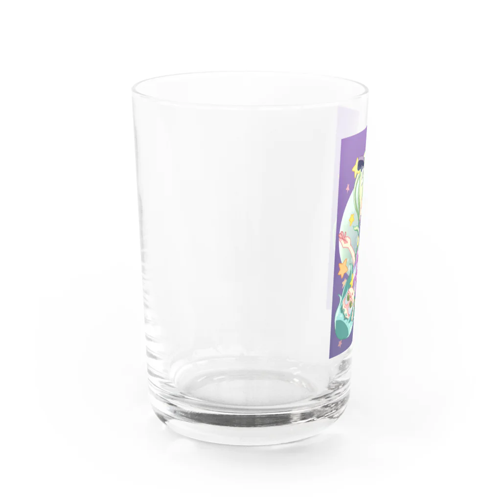 Cocohashop*の月に帰れぬ Water Glass :left