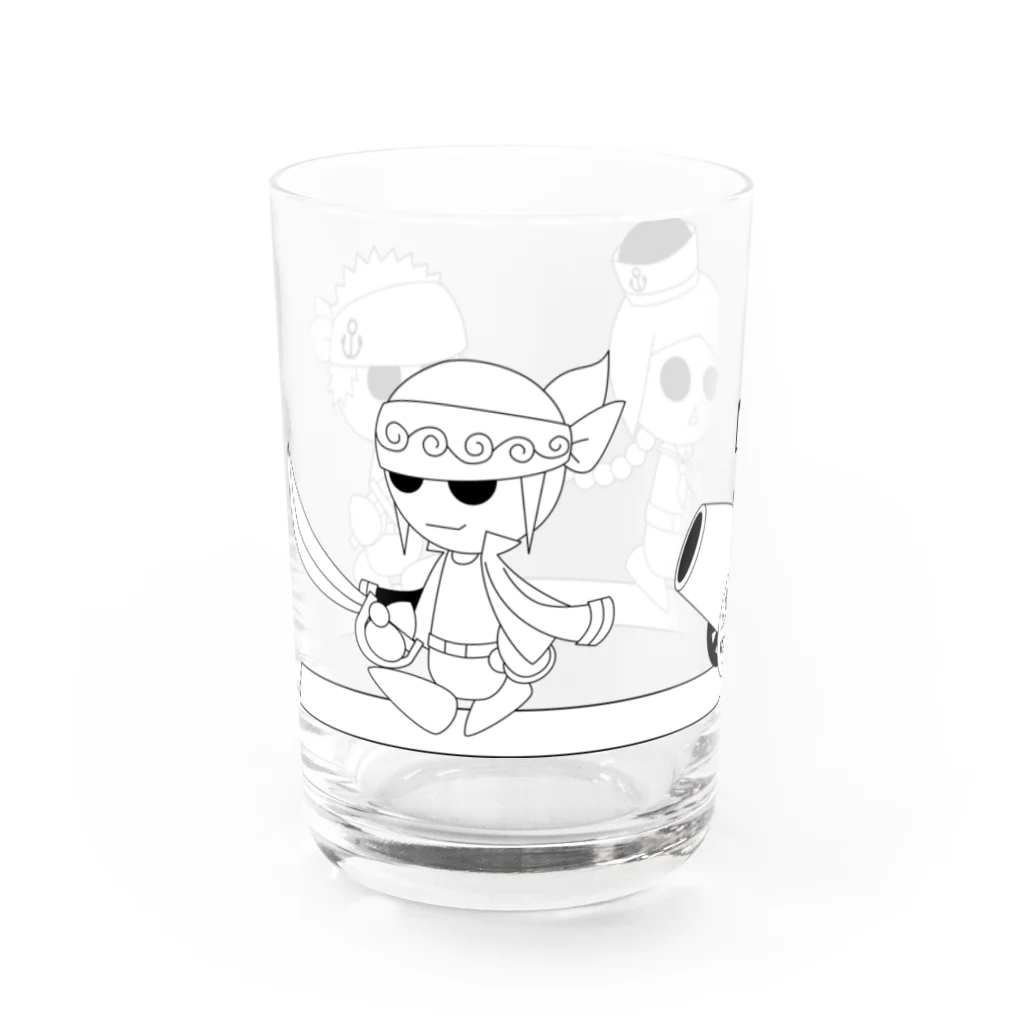 ウサネコのナイツ・ライン 1 Water Glass :left