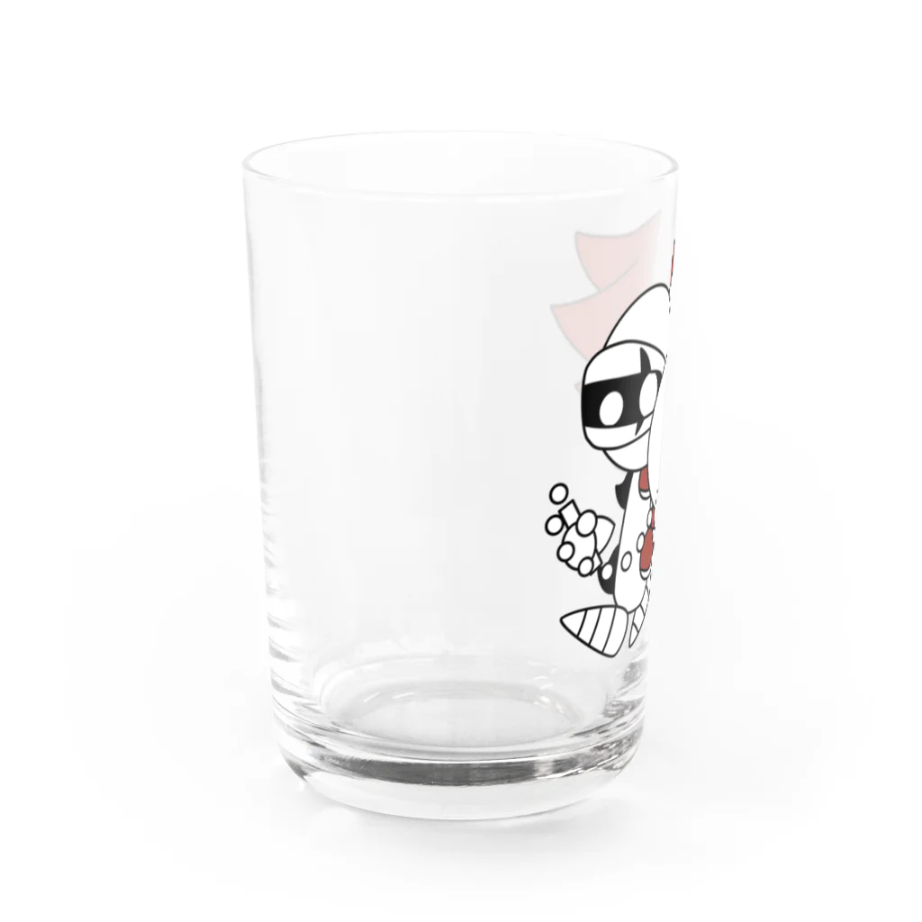 ウサネコのナイツ・モーニングスター Water Glass :left