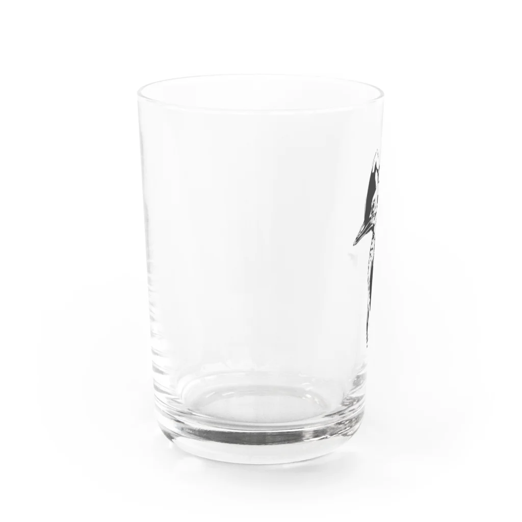 Poooompadoooourのヒクイドリ Water Glass :left