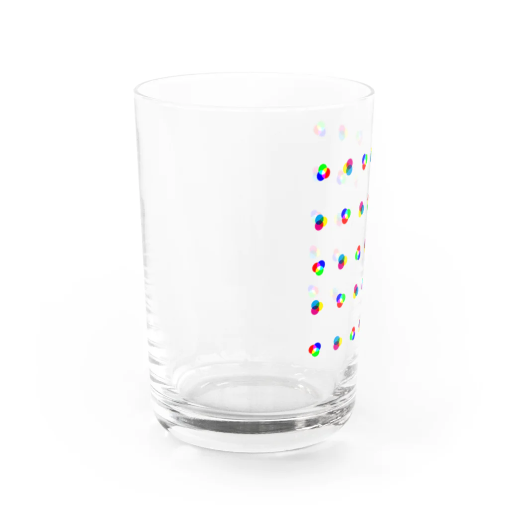 右ねじのprimary colors Water Glass :left