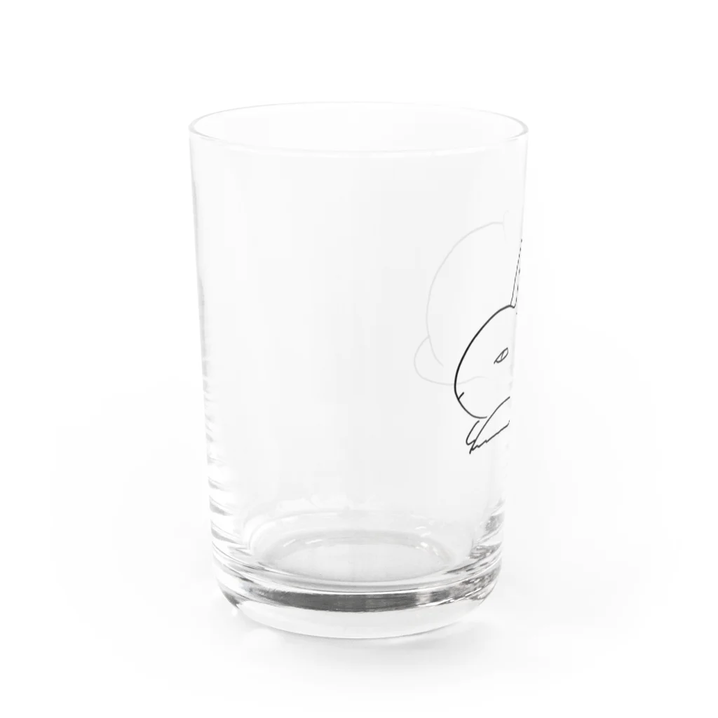 しもじょーのさいきん、うさぎがかわいい。（文字なし） Water Glass :left