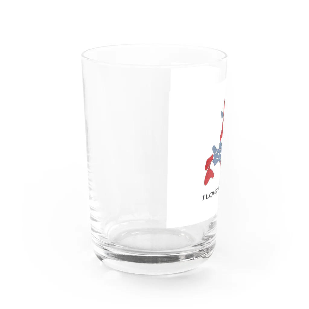 おがるのI LOVE HOKKAIDOU Water Glass :left