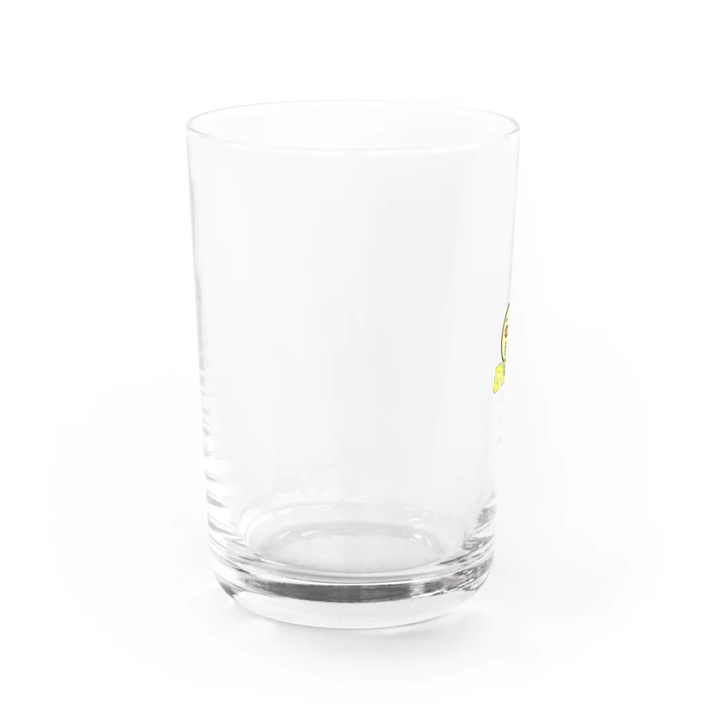 惣田ヶ屋のぴよきちくん　デブちゃん Water Glass :left