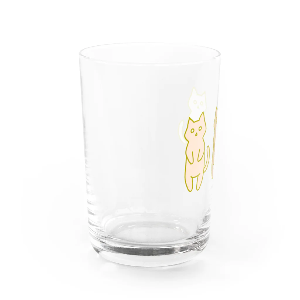 あきんこ工房のねこねこ Water Glass :left