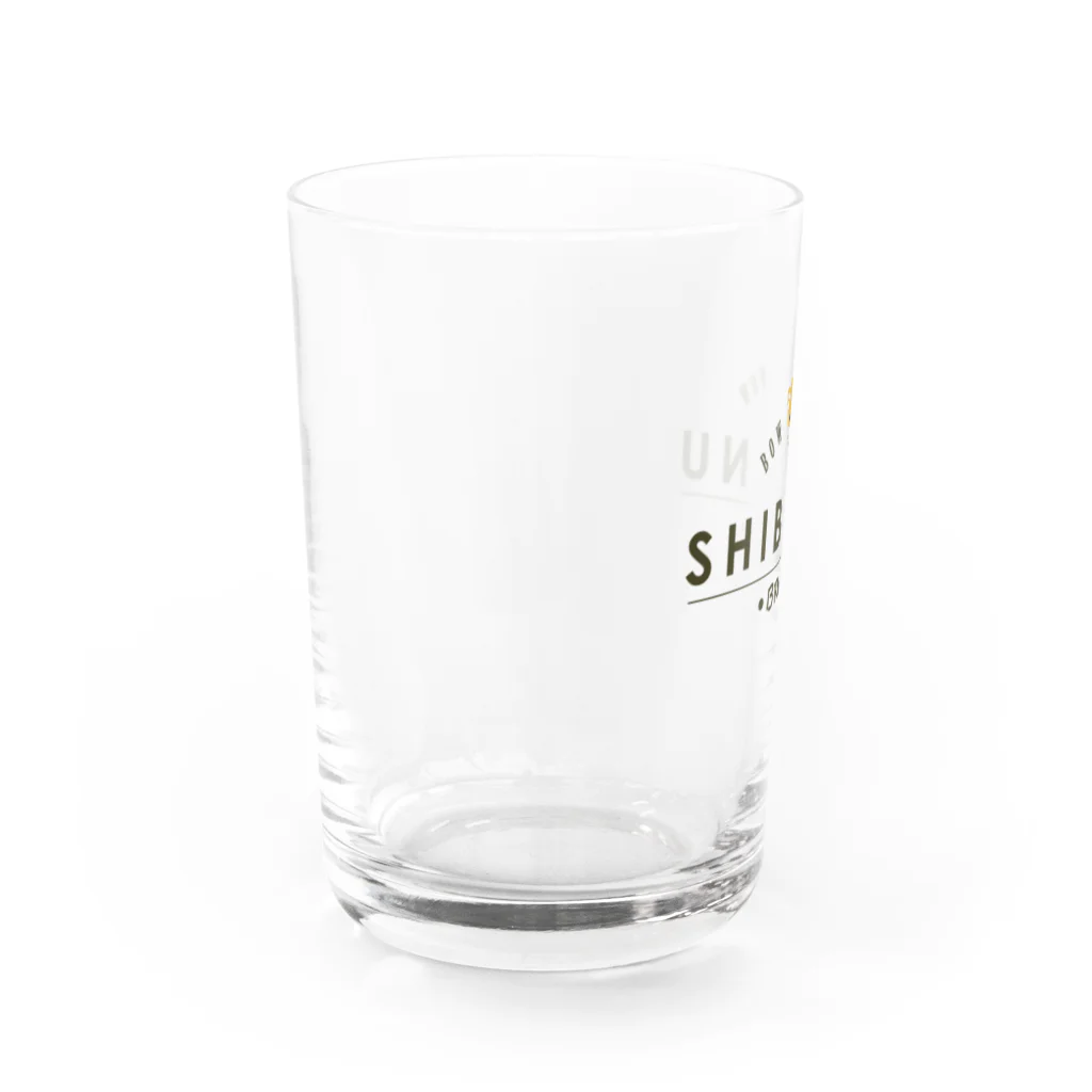 タバタ画房の柴犬（赤柴）ちびちゃん Water Glass :left