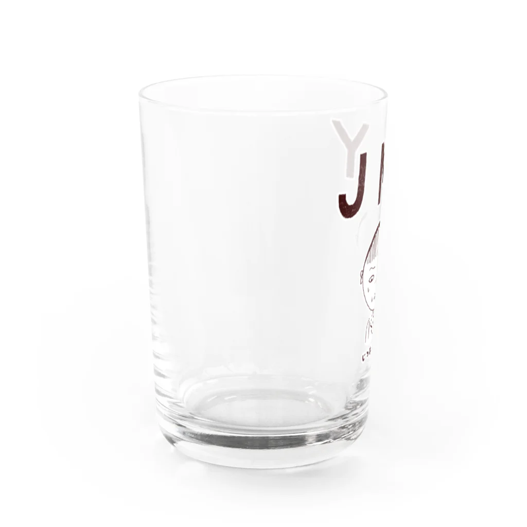 NIKORASU GOのユーモアデザイン「ＪＭＹ（実はまぢやばい）」 Water Glass :left