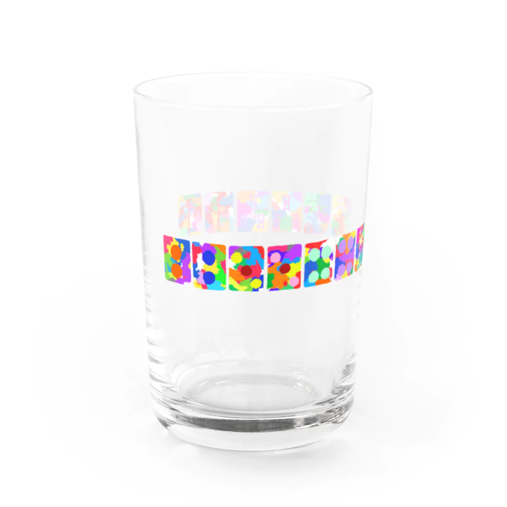 meiroのカラフルな七対子 Water Glass :left