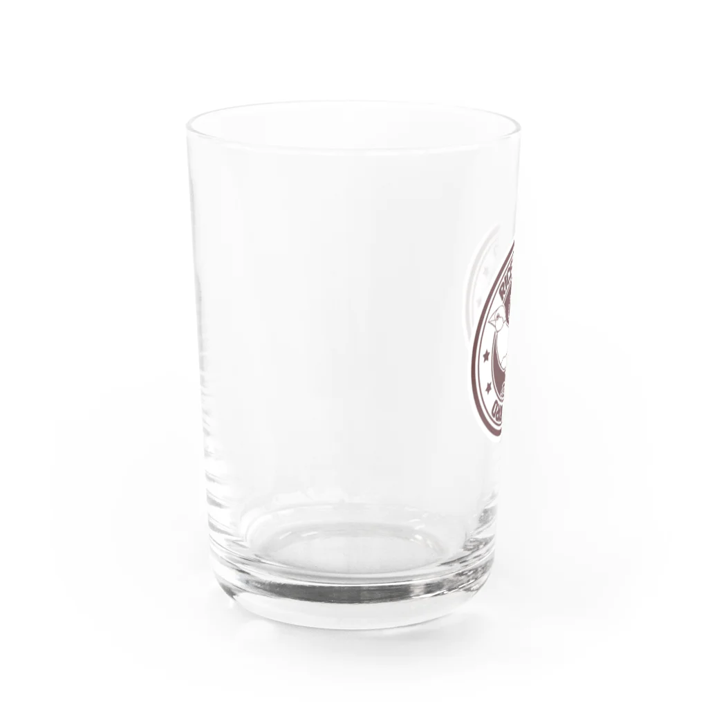 Burungの文鳥と稲穂 Water Glass :left