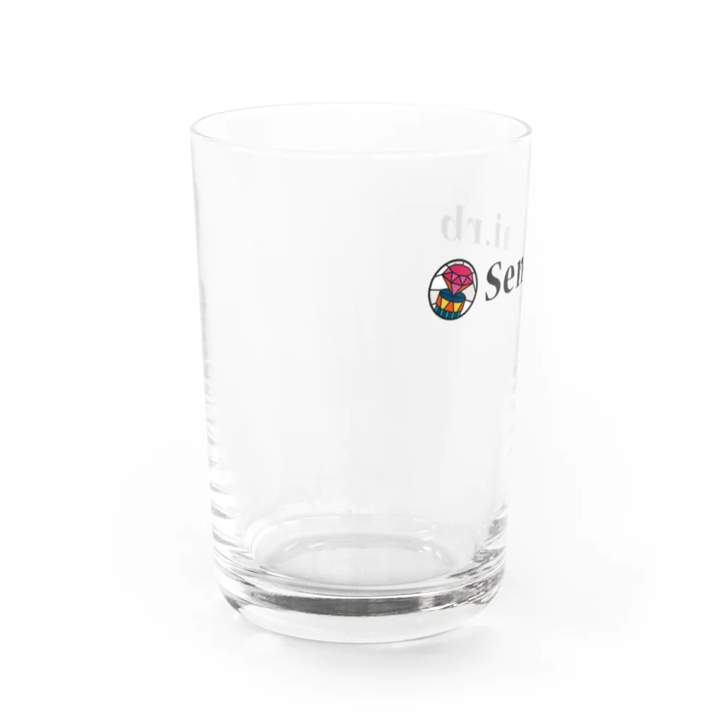 イノたまごラボのSendai.rb横ロゴ(薄) Water Glass :left