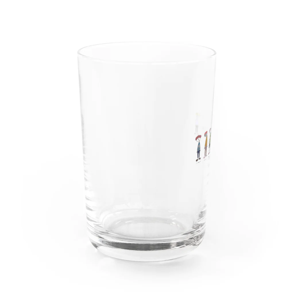 穏やかな日常のsushi人間（カラー） Water Glass :left