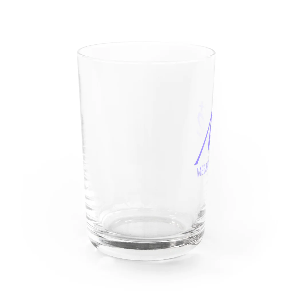 keita屋のMESARION＋ロゴ文字切り抜きVer（紫） Water Glass :left