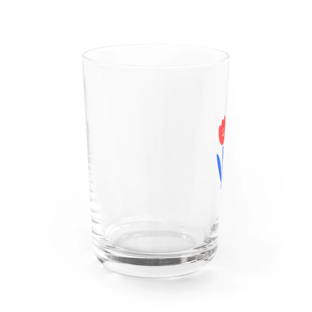 まめこ。の仲良しチューリップ Water Glass :left